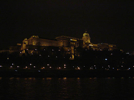 Budapest castle hill night