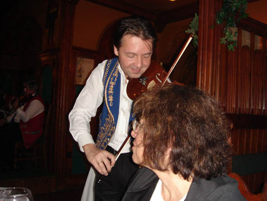 Budapest gypsy fiddler