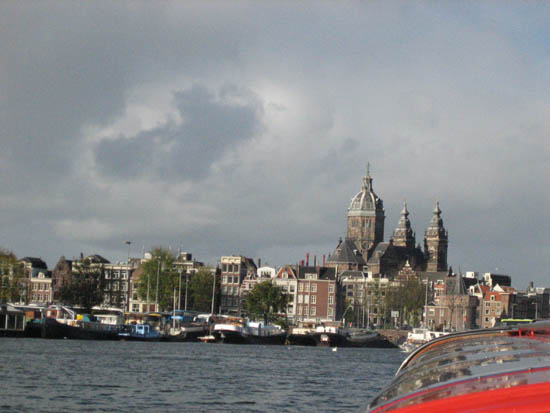 Amsterdam from harbor