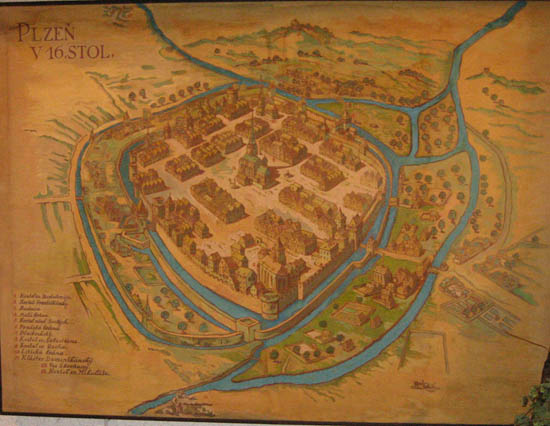 Plzen city map 2